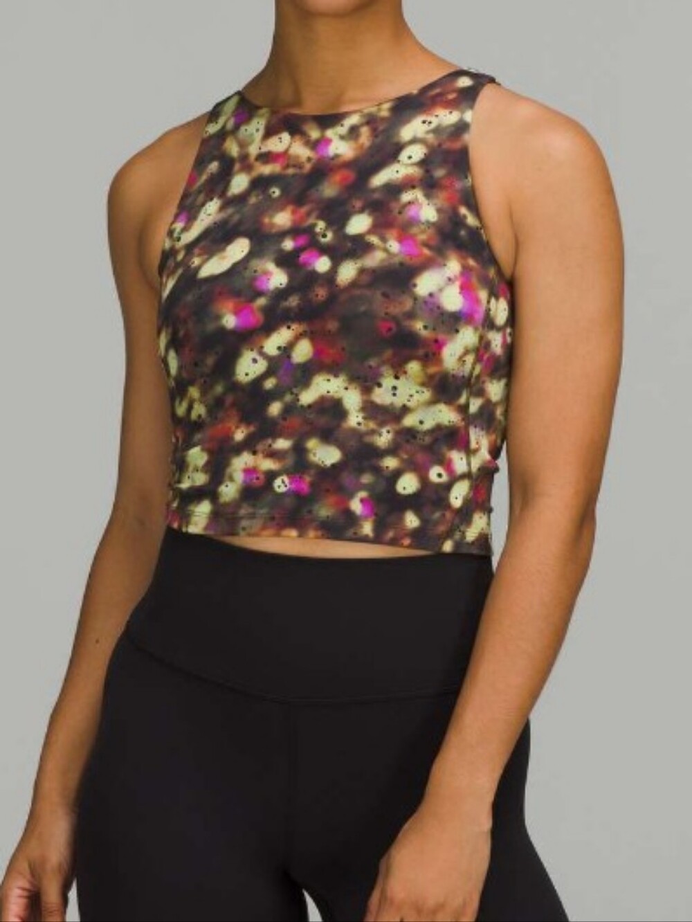 Lululemon Align High-Neck Tank Soft Focus Splatter Green Multi NWT